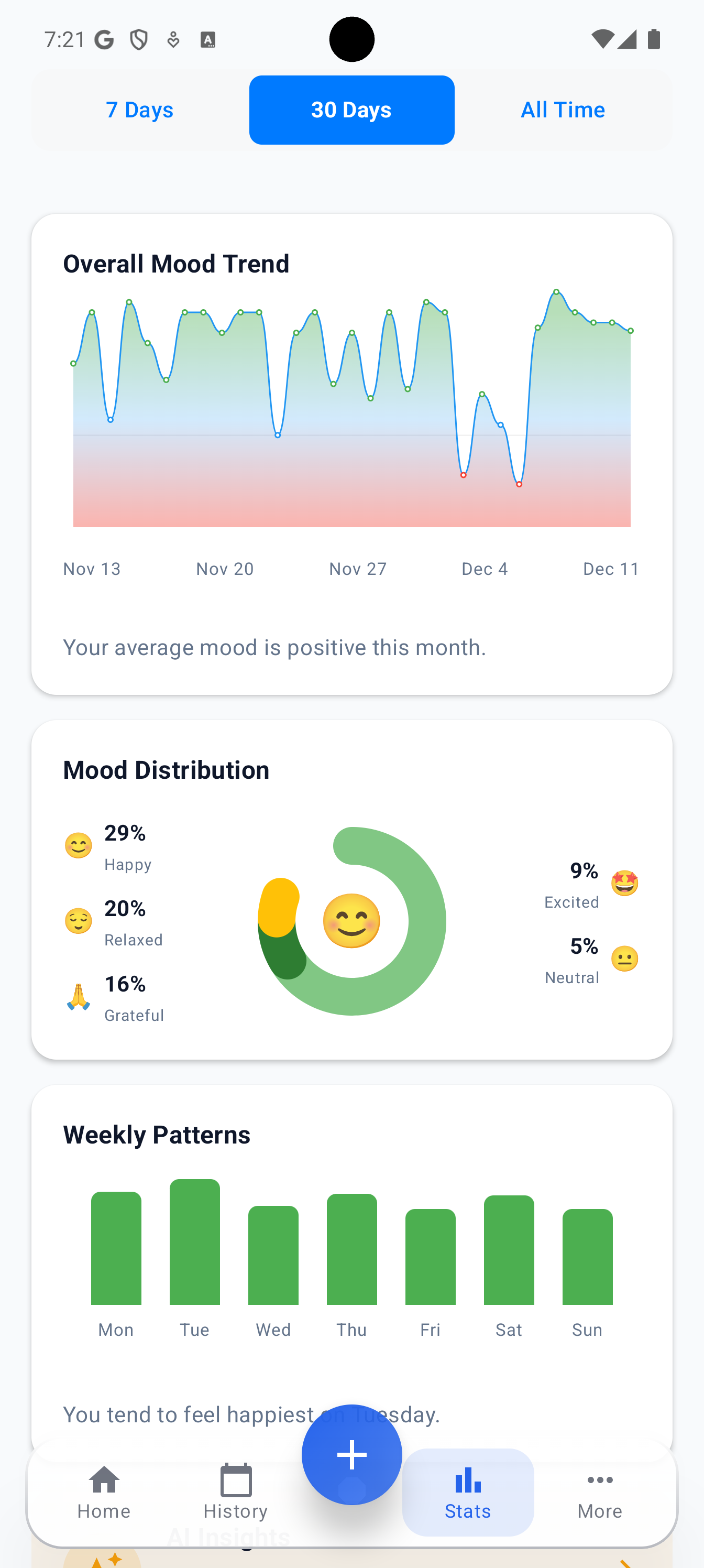 MoodJot App Screenshot